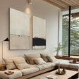 Wabi Sabi Abstract Wall Art Set of 2 #WT051