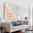 Surfing Sport Art Textured Canvas #PT035