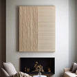 Beige and Brown Abstract Texture Wall Art #AT015