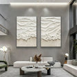 Ocean & Sky Textured Wall Art Set of 2 #MO029
