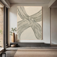Textured Line Sophistication | Grey Beige