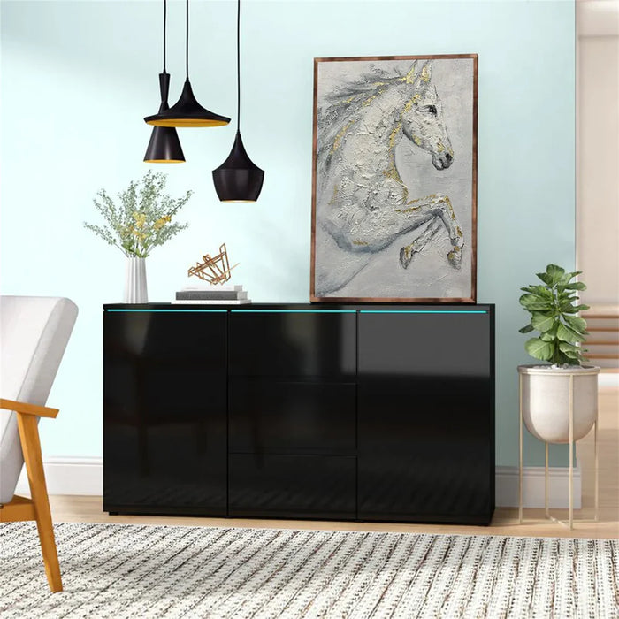 Abstract Horse Animal Textured Wall Art #DL013