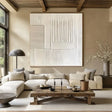 Beige and Brown Abstract Texture Wall Art  #AT084