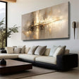 Beige and Brown Abstract Wall Art  #AT107