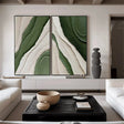 Green Minimalist Textured Wall Art Set of 2 #MT038