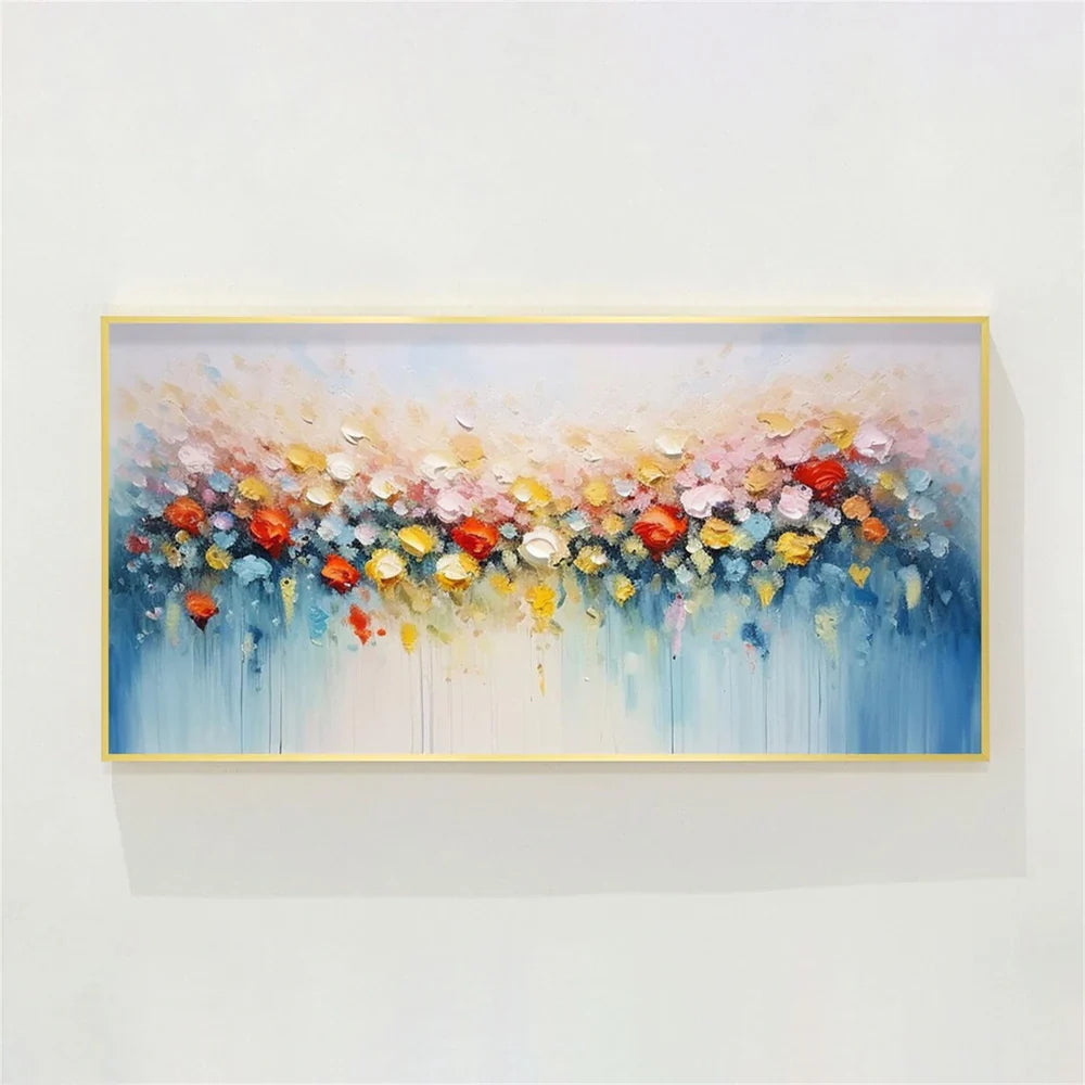 Flower & Tree Textured Abstract Wall Art #SF037