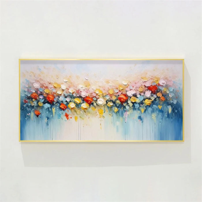 Flower & Tree Textured Abstract Wall Art #SF037