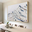 Skiing Sport Art Textured Canvas #PT010
