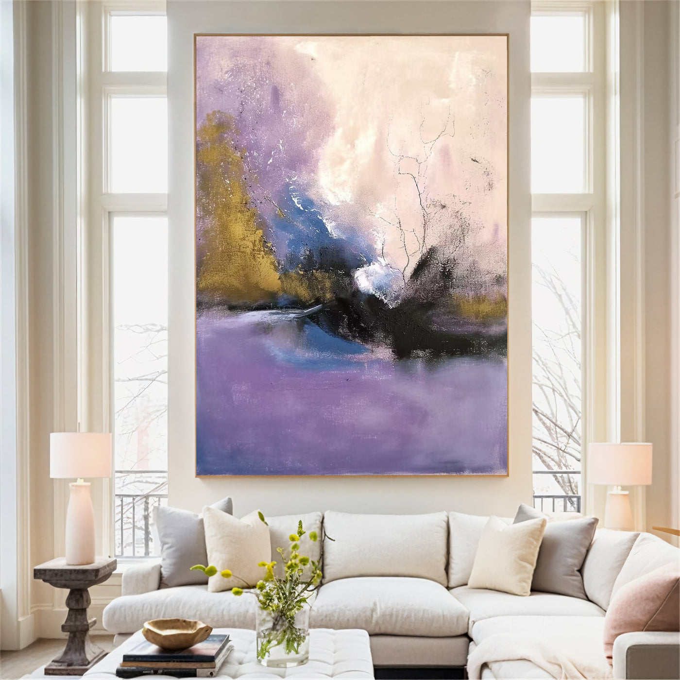 Textured Purple Dream | Lavender Hues