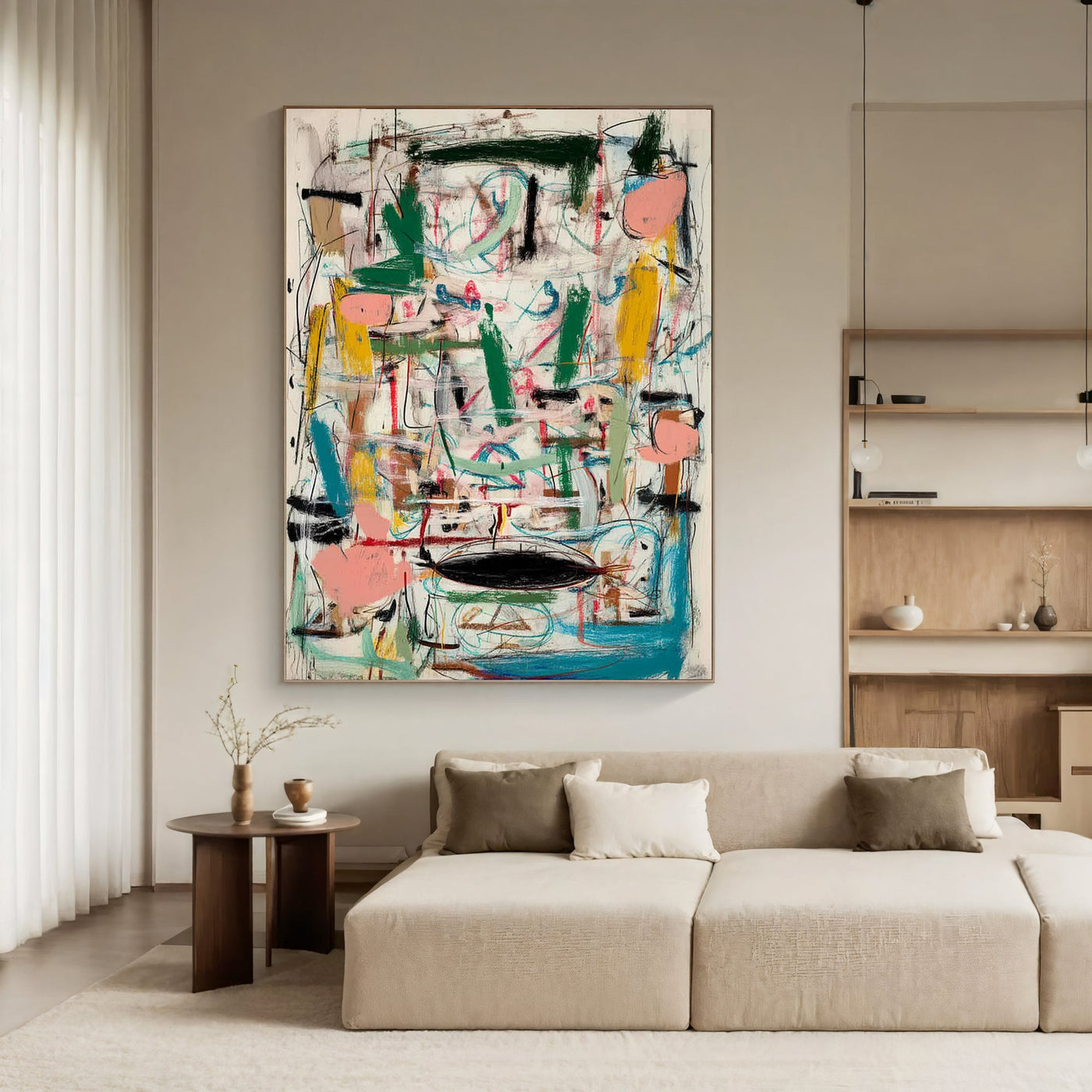 Textured Vibrant Abstraction | Bold Hues