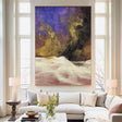 Textured Purple Vitality | Gold Accents