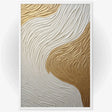 White Minimalist Textured Wall Art #MT129