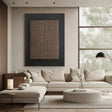Black and Brown Abstract Texture Wall Art #AT011