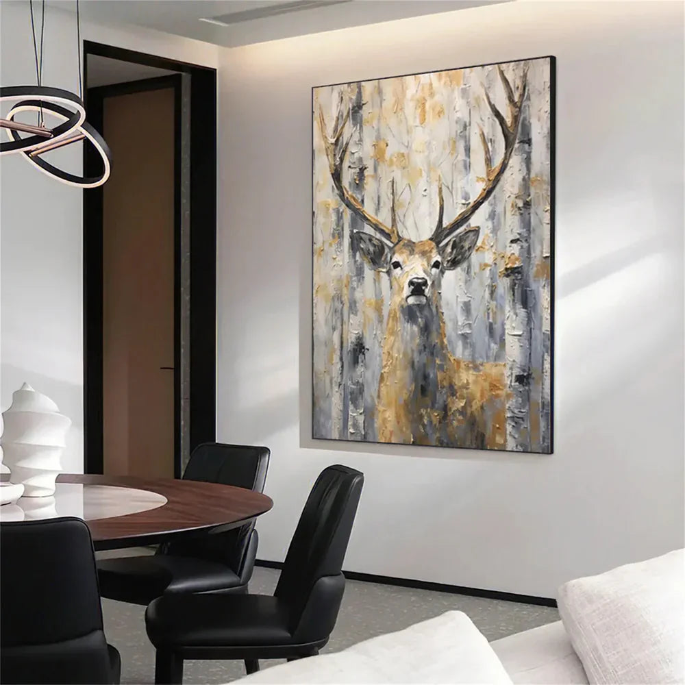 Abstract Animal Textured Wall Art #DL037