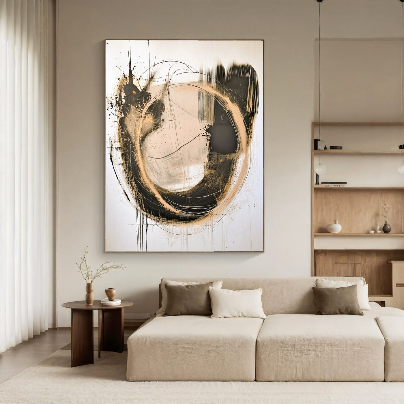 Textured Gilded Swirl | Contrast Tones