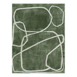 Green Abstract Wall Art  #AT070