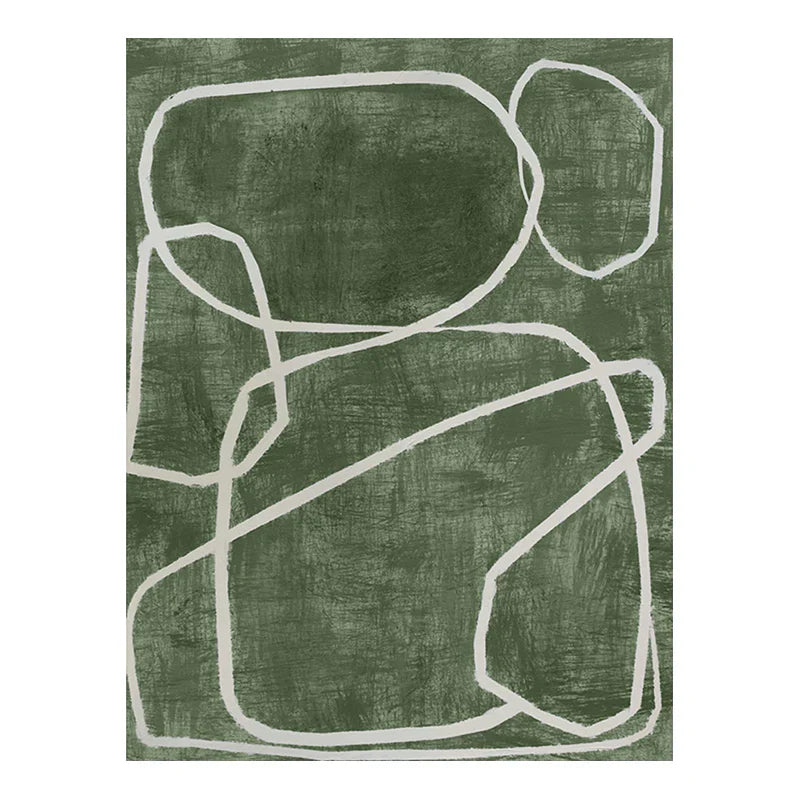 Green Abstract Wall Art  #AT070