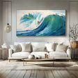 Surfing Sport Art Textured Canvas #PT015