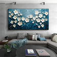 Flower & Tree Textured Abstract Wall Art #SF024