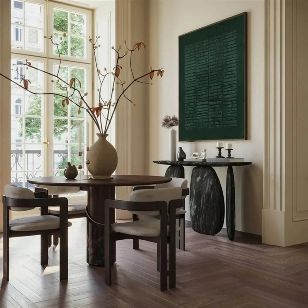 Green Minimalist Textured Wall Art #MT037