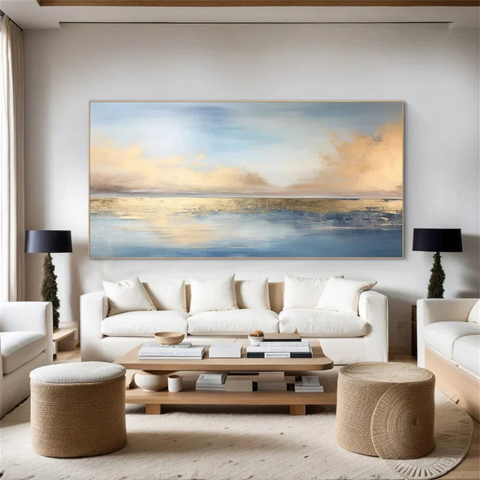 Ocean & Sky Abstract Wall Art # MO018
