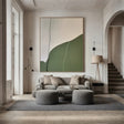 Green Abstract Wall Art  #AT099