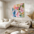 Flower & Tree Textured Abstract Wall Art #SF029
