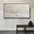 Skiing Sport Art Textured Canvas #PT038