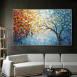 Flower & Tree Textured Abstract Wall Art #SF025