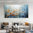 Flower & Tree Textured Abstract Wall Art #SF012