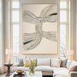 Textured Line Dynamism | Grey Beige