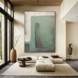 Green Abstract Wall Art  #AT076