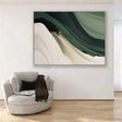 Green Abstract  Wall Art #AT028