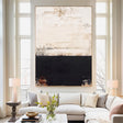Textured Beige Contrast | Ebony Hues
