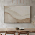 Beige and Brown Abstract Wall Art #AT004