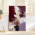 Textured Floral Velvet | Burgundy Bloom