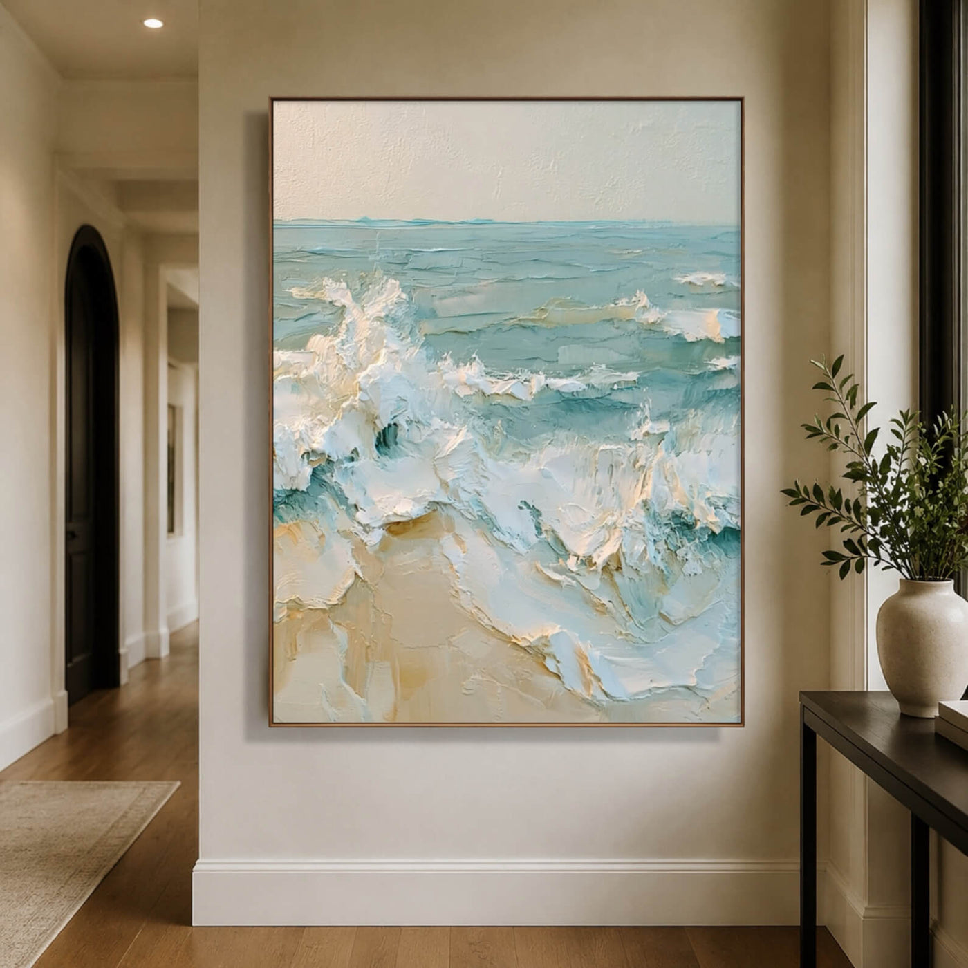 Impressionist Art | Foamy Shore Crests