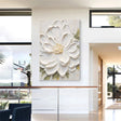 Flower & Tree Textured Abstract Wall Art #SF032