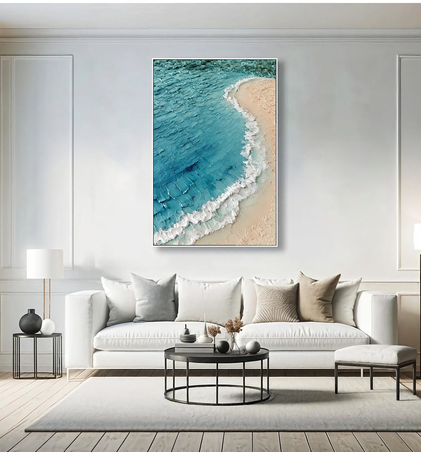 Textured Coastal Swell | Sandy Shore
