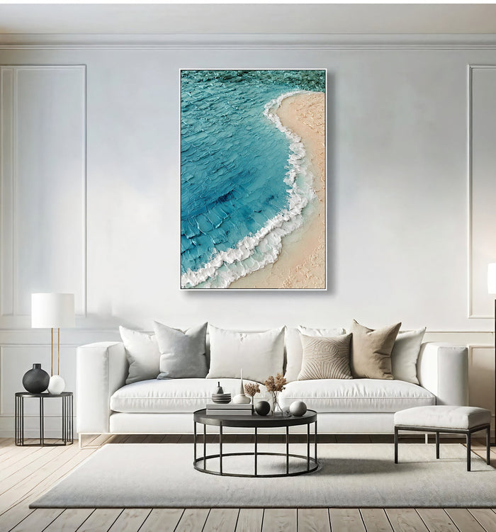 Textured Coastal Swell | Sandy Shore