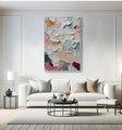 Textured Pastel Undulations | Rouge Accents