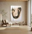 Textured Gilded Swirl | Contrast Tones
