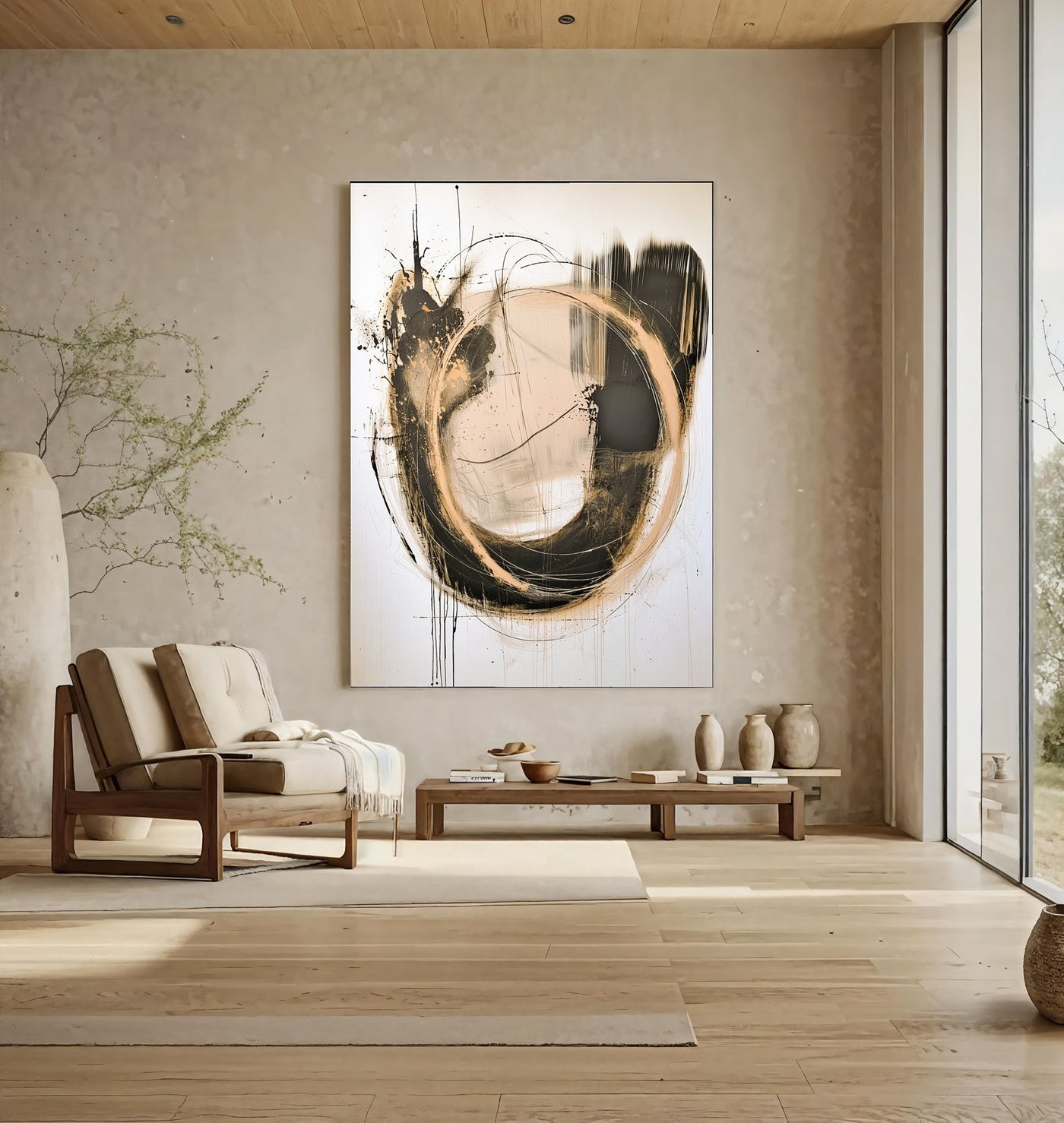 Textured Gilded Swirl | Contrast Tones