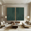 Green Minimalist Textured Wall Art Set of 2 #MT062