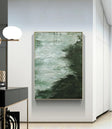 Green Abstract Wall Art  #AT067