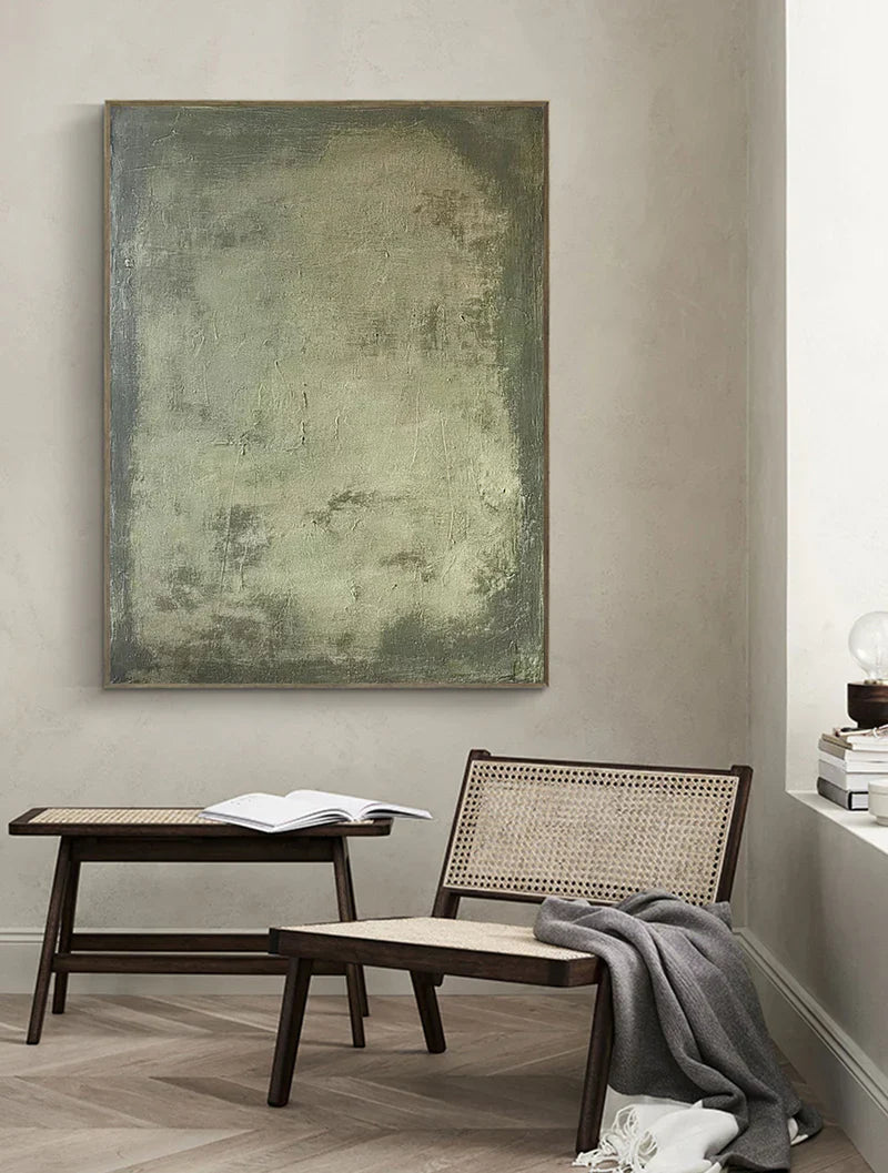 Green Abstract Wall Art  #AT064