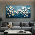 Flower & Tree Textured Abstract Wall Art #SF024