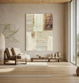 Textured Luxe Opulence | Beige Gold