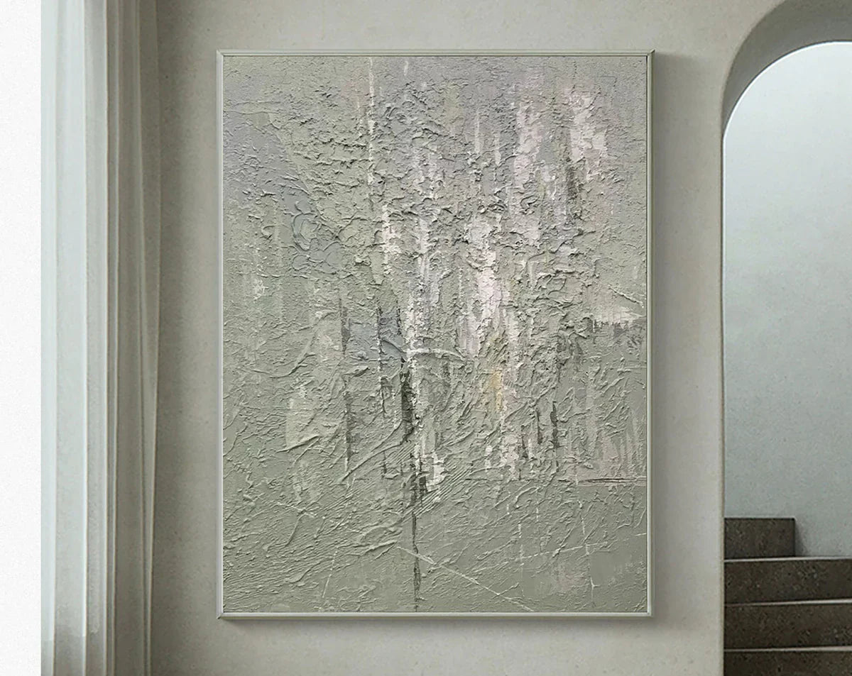 Green Abstract Texture Wall Art  #AT065