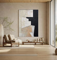 Textured Geometric Depth | Neutral Contrast
